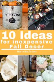 10 ideas for inexpensive fall decor