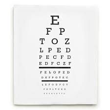 Pizza Eye Chart Cleaning Cloth