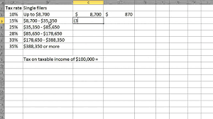 Using Tax Brackets To Calculate Tax