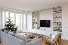 75 Living Room With Gray Walls Ideas