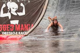 water slide in obstacle course race