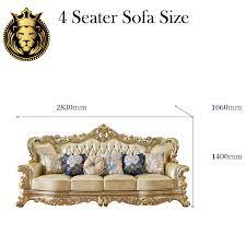 european style royal golden sofa set