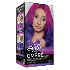 purple pink ombre hair dye kit