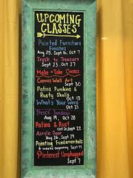 Class Schedules Are Posted In The Shop And On Line Picture