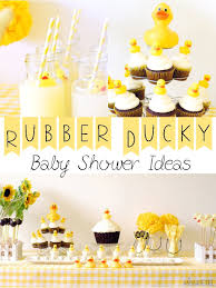 rubber ducky baby shower ideas