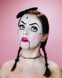 broken doll halloween makeup tutorial i