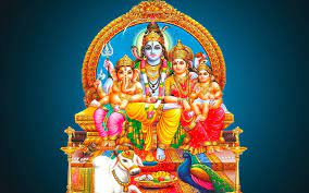 100 lord shiva family pictures