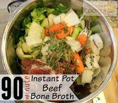 easy instant pot beef bone broth