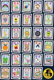 tarjetas del abecedario con trazos