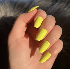 neon yellow nails pictures photos and