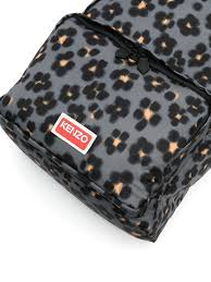 backpacks kenzo hana leopard print