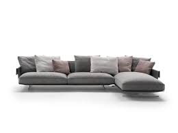 Bretton Fabric Sofa With Chaise Longue