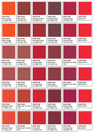 Pantone Reds In 2019 Pantone Red Pantone Colour Palettes