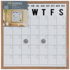 Monthly Calendar Magnetic Dry Erase