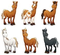 100 000 cartoon horse vector images