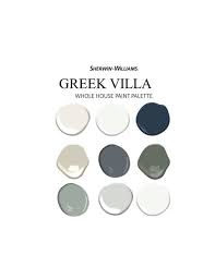Greek Villa Coordinating Colors Modern