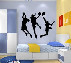 3d basketball wall decals slam dunk