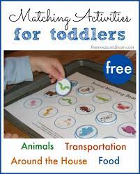 printable free matching activities for