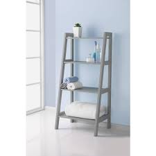 Maine Ladder Shelf Grey Bathroom