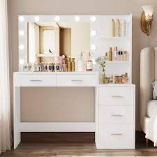 rovaurx 46 7 makeup vanity table with