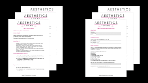 permanent makeup pdf template bundle
