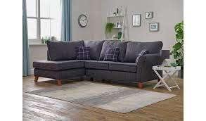Seeking inspiration for a living room update? Buy Argos Home Kayla Left Corner Fabric Sofa Charcoal Sofas Argos