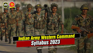 indian army western command syllabus