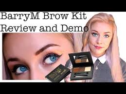 barry m brow kit review demo