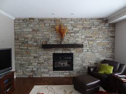 Eldorado Thin Stone Fireplace Feature