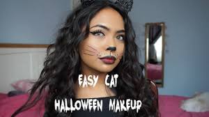 grwm easy cat halloween makeup you