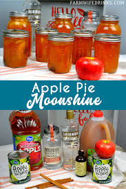 apple pie moonshine with real apples