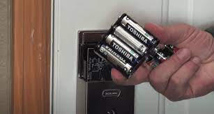 schlage lock not working after battery