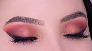 warm smokey glam eye makeup tutorial