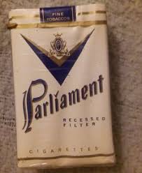 Parliaments are one of few brands of cigarettes on the mainstream market to feature a recessed paper filter. Cigarette Packs