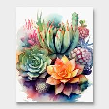 Page 2 Succulent Painting Images