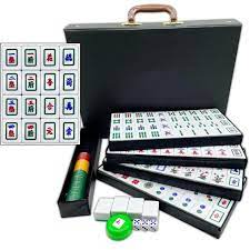 Amazon.com: Mose Cafolo Chinese Vietnamese Mahjong Game Set 160 X-Large  1.5