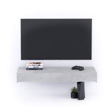 Tv Shelf 35 4 X 15 7 In Concrete Grey