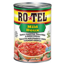 rotel mild finely chopped tomatoes