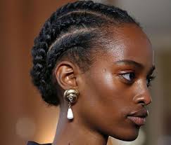 Braiding cornrows with hair extensions section off a line of hair. How To Wash Cornrows Natural Girl Wigs