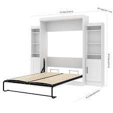 bestar edge murphy bed with 2 storage