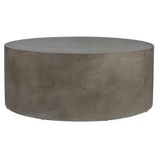 Cecil Modern Round Grey Concrete