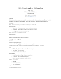 Geneal Purpose High School Resume   Free Resume Template by Hloom com clinicalneuropsychology us