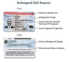 There is different information on the front and back of this version of the card. Uscis Redesigns Employment Authorization Document Certificate Of Citizenship To Combat Fraud Labor And Employment Legal News Smithamundsen