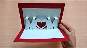 With the printable templates you can easily trace around the tulip and flower pot to make this card. Pop Up Card For Mother S Day 3d Mom Card Maison Zizou Youtube