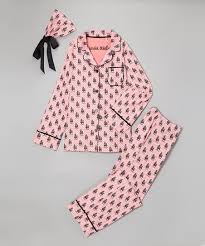 jessie steele pink french poodle pajama