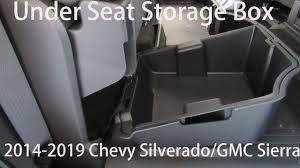 chevy silverado under seat storage box