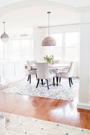 6 rules for choosing a dining room rug