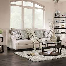 Bromley Living Room Set Cream By