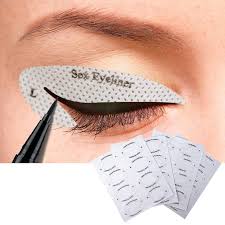 reusable cat eyeliner stencil pads