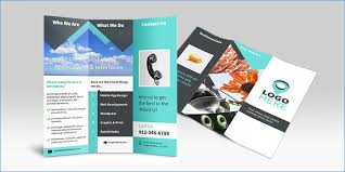 Folding Flyer Template Blank Pamphlet Template Eco Enviame Template